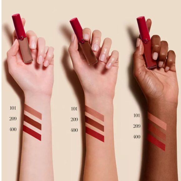 NEW Giorgio Armani Lip Maestro Mini Liquid Lipstick 3-Piece Set Travel - Picture 3 of 4